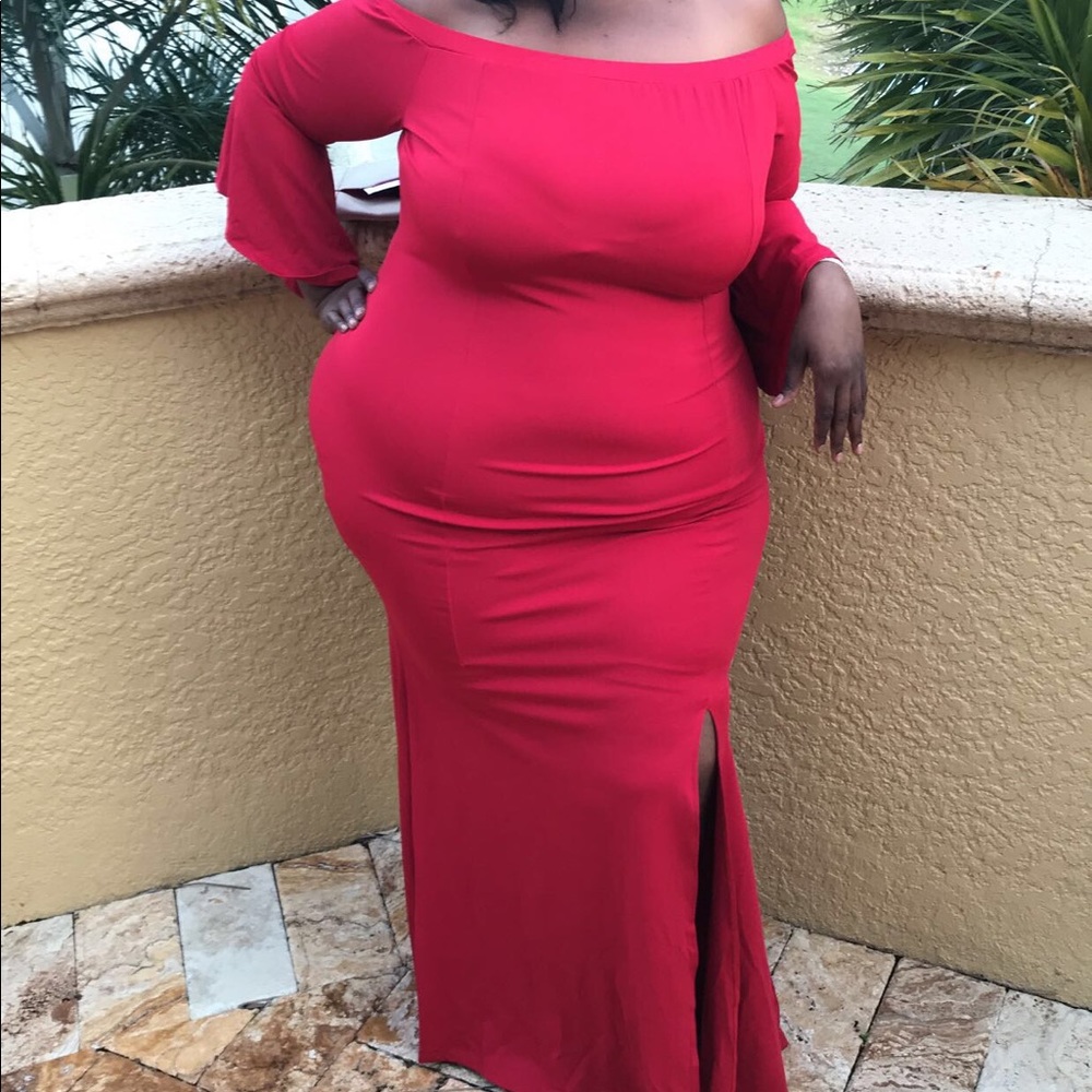 Red dress